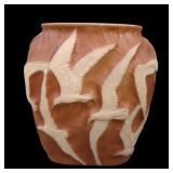 Consolidated Art Deco Seagulls Vase