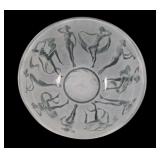 Consolidated French Crystal Dancing Nymphs Bowl