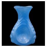 Consolidated Glass Rebuen Blue Spanish Knobs Vase