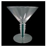 Morgantown Glass ARt Deco Palazzo Champagne