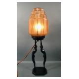 Marked Frankart Stylized Nudes Table Lamp