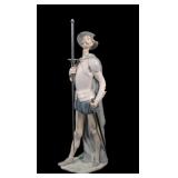 Lladro Figurine Don Quixote On Guard w Lance D-24A