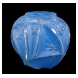 Consolidated Blue on Crystal Line 700 Vase