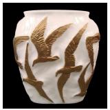 Consolidated Gold / MG Seagulls Pillow Vase