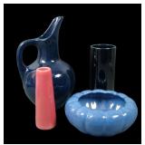 Assortment of Four Muncie Art Pottery Items