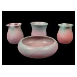 Assortment of Four Muncie Art Pottery Items