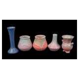 Assortment of Five Muncie Art Pottery Items