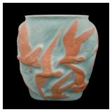 Consolidated Art Deco Seagulls Vase