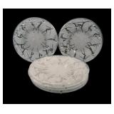 Lot of 8 Consolidated Dancing Ladies 8 1/2" Plates
