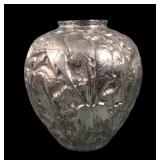 Consolidated Silver Flashed  Lovebirds Vase
