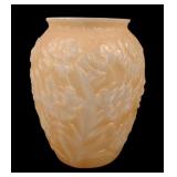 Consolidated Yellow Cased "Le Fleur" Vase