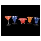 Assortment of Five Bimini Werkstatte Glass Items