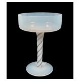 Scarce Fry Foval Delft Blue Threaded Comport