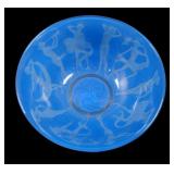 Consolidated Reuben Blue Dancing Nymph Bowl
