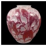 Consolidated Glass Art Deco Love Birds Vase