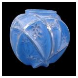 Consolidated Dark Blue/ Crystal Line 700 Vase