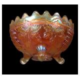 Fenton Dark Marigold G&C Ftd Fruit Bowl