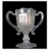 Fenton White Orange Tree Loving Cup