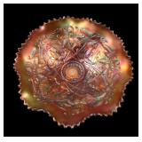 N'Wood Marigold Wishbone Ftd Ruffled Bowl