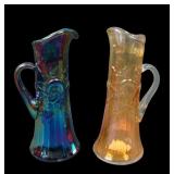 2 Fenton Morning Glory Souvenir Pitchers