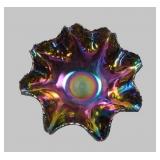 Imperial Purple Diamond Lace Ruffled Bowl