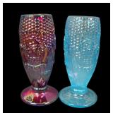Two Fenton HOACGA Goodluck Souvenir Vases