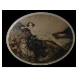 1927 Louis Icart "Thais" Framed Etching