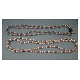 Two Long Strand Honora Pearl Necklaces