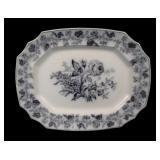 T F & Co. English Mulberry Transferware Platter