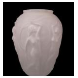 Consolidated Light Pink Stain Deco Pan Vase