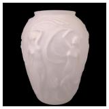 Phoenix Clear Frosted Pan Vase