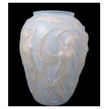 Phoenix Lt Blue Stain Dancing Nymphs Vase