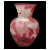 Kelsey/ Bomkamp Cameo Cardinal Vase