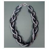Ross-Simons Braided Cultured Pearl Choker Necklace