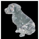 Marked Waterford Crystal Labrador Figurine