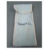 Tiffany & Co. Sterling Ball Point Pen & Pouch
