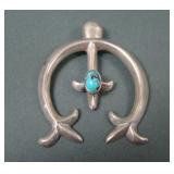 KY Chee Navajo Sterling/ Turquoise Pendant