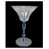 Morgantown Fairwin Etch Blue Filament Cocktail