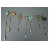 Lot of 8 Vintage Misc. Stick/ Hatpins