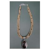Jay King DTR Cultured Pearl/ Sterling Necklace &