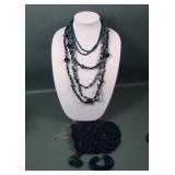 Lot of Vintage Ladies Beaded Czech Jewelry & Purse
