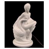 Art Deco 1929 Lenox " Leda & Swan" Lamp