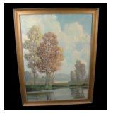 Original "Clyde Leon Keller" Framed Oil on Board