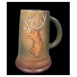 Weller Pottery Dickens Ware Stag Tankard Mug