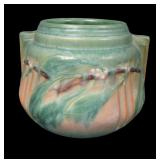 Roseville Art Pottery Green "Laurel" Jardiniere