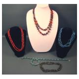 Assortment of Natural and Southwestern Jewelry