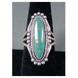 Native American Green Turquoise Ring