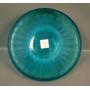 Fenton Blue Stretch # 638 Low Cupped Bowl