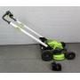 Greenworks 60 V 25" Cut Lawnmower Powers Up