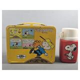 Metal Peanuts Lunchbox W/ Matching Thermos